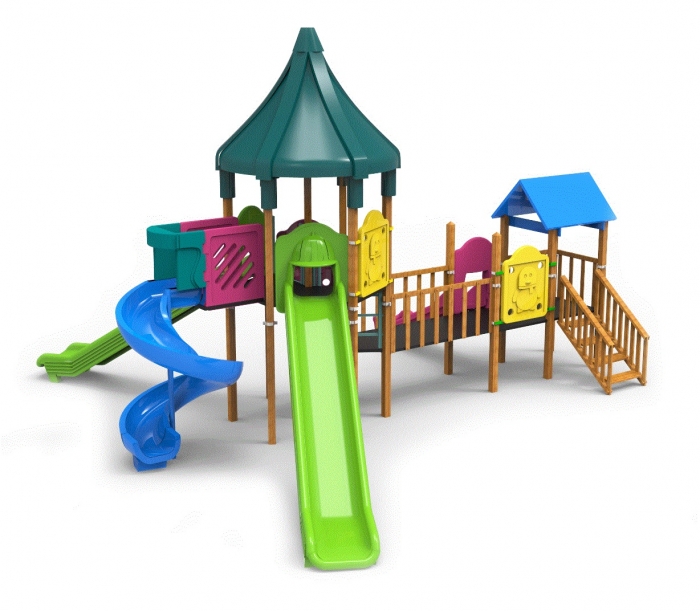 Ahşap Çocuk Parkı AKA0716