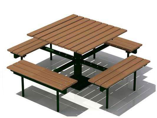 Deck Kompozit Piknik Masası