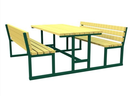 Demir Ahşap Piknik Masası AKB0715